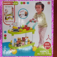 Toy Vegetable & Fruit 46 Pcs Set 